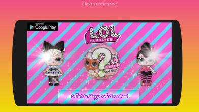 Dolls Opening Eggs - LQL 2018 Game Surprise截图2