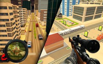 Sniper Shooter 3D-Police Train Shooting Game 2018截图3