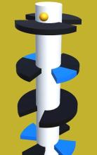 Ball Helix Jump Helix - Spring Ball Jumping Down截图4