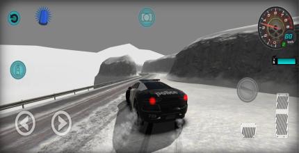 Snowy Map Car Simulation截图1