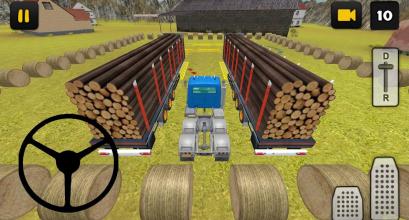 Log Truck Simulator 3D: Trailer Parking截图4