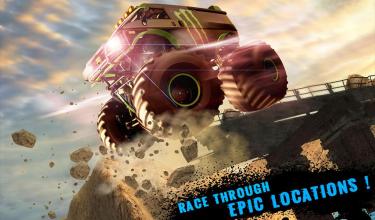 Mountain Climb Racing : Monster Truck Games截图2