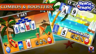 Beach Cards: The free Pyramid Solitaire Game Card截图3