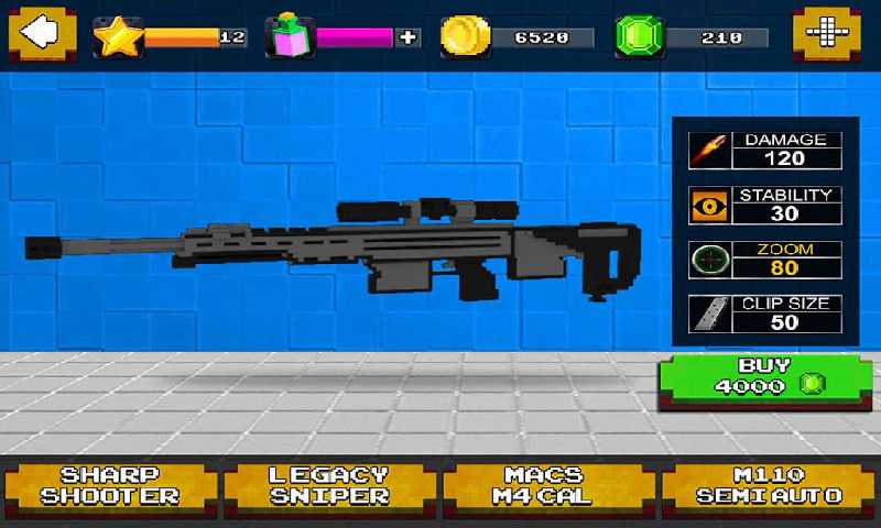 Sniper Craft 3D截图5