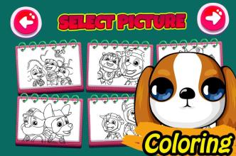 Little Puppy Dog Coloring Book - Kids Learning截图4