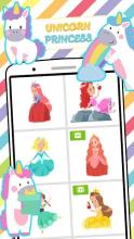 Princess Unicorn Pixel Color By Numbers Coloring截图2