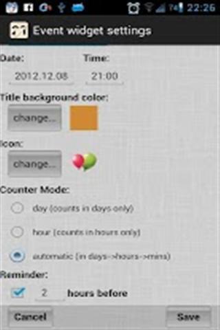 Event Countdown Widget截图4
