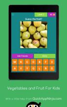 Kids Vegetable and Fruit Learning App截图5