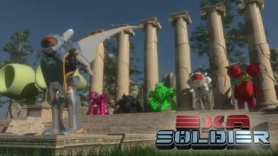 Exa Soldier shooter space game截图1