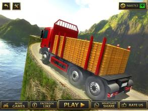 Uphill Gold Transporter Truck Drive截图5