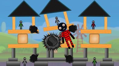 Stickman Destruction Free - Stickman Warrior截图1