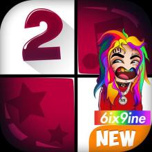 6IX9INE FEFE Piano Tiles game截图3