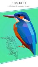 Low Poly Art - Coloring Book Jigsaw Puzzle截图2