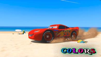 Mcqueen Cars Lightning: Hill Stunt Racing Games截图1