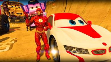 Superheroes Car Driving: GT Stunt Racing Game 2019截图3