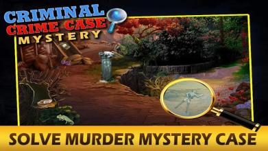 New Hidden Object Criminal Crime Case Mystery 2018截图1