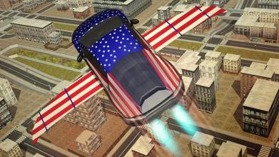 Free Flying Racing Car Driving截图1