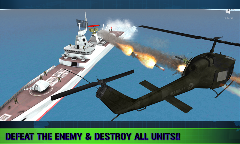 Navy Gunship Shooting 3D Game截图2