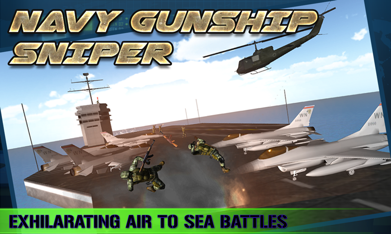 Navy Gunship Shooting 3D Game截图4