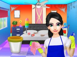 Sweet Girl House Cleanup: Home Cleaning Game截图3