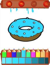 Donuts Coloring and Painting Book截图2