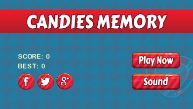 Candy memory game for kids截图2