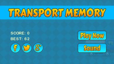 Transport memory game for kids截图2