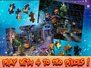 Jigsaw Puzzles Adventures Mystery Halloween Games截图3