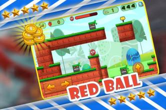 Red Basketball Bounce - Classic Red Adventure Ball截图4