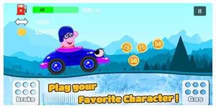 Pig Racing car - Fun Kids happy pig racing截图5