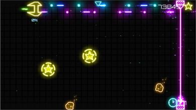 Deep space: galaxy neon arcade shooter截图2