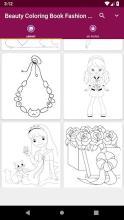 Coloring Book Fashion Drawing Game‏
‎截图2