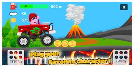 Pig Racing car - Fun Kids happy pig racing截图3