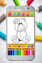 Little Teddy Bear Colouring Book截图3