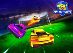 Rocket Car Soccer : Demolish Car Football Game截图4