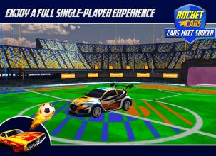 Rocket Car Soccer : Demolish Car Football Game截图3