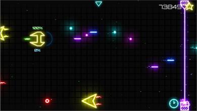 Deep space: galaxy neon arcade shooter截图3