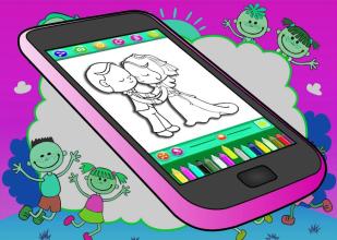 Discover one of the cutest wedding coloring games截图1