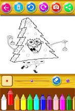 Spoong bob Coloring book pages截图4