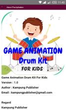 Game Animation Drum Kit For Kids OFFLINE截图4