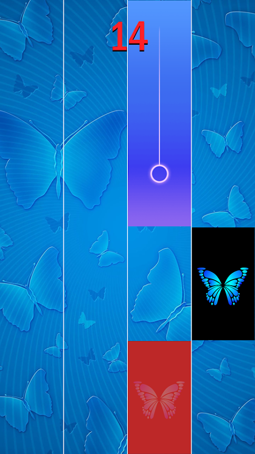 Azul Mariposa Piano Tiles 3截图3