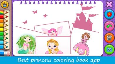 Princess Coloring Book - 2019截图2