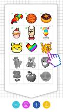 pixel art coloring book - paint & draw by number截图1