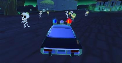 Halloween kids CAR Racing Game截图2