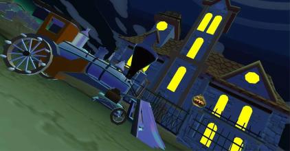 Halloween kids CAR Racing Game截图3