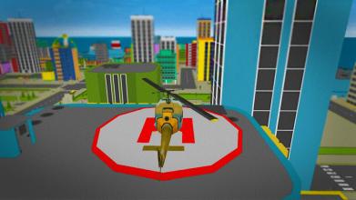 Helicopter City Simulation 3D: Transport & Rescue截图3