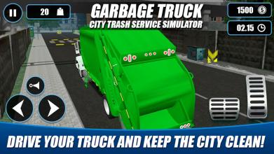 Garbage Truck - City Trash Service Simulator截图3