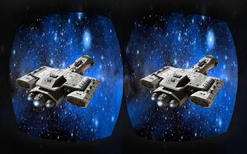 VR Spaceship Race - VR Space 3D Tour截图3