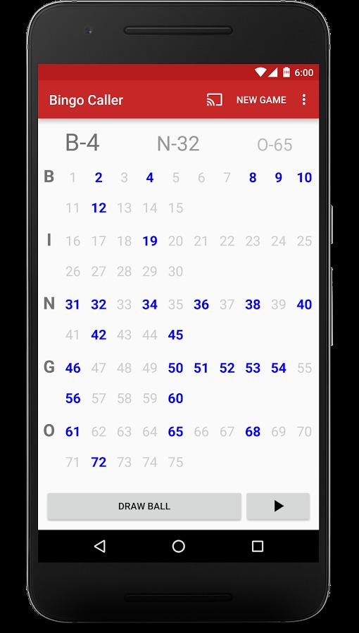 Bingo Caller for Chromecast截图1