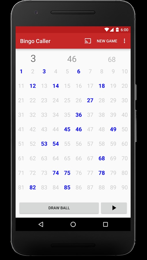 Bingo Caller for Chromecast截图2